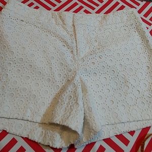 Crown & ivy white shorts